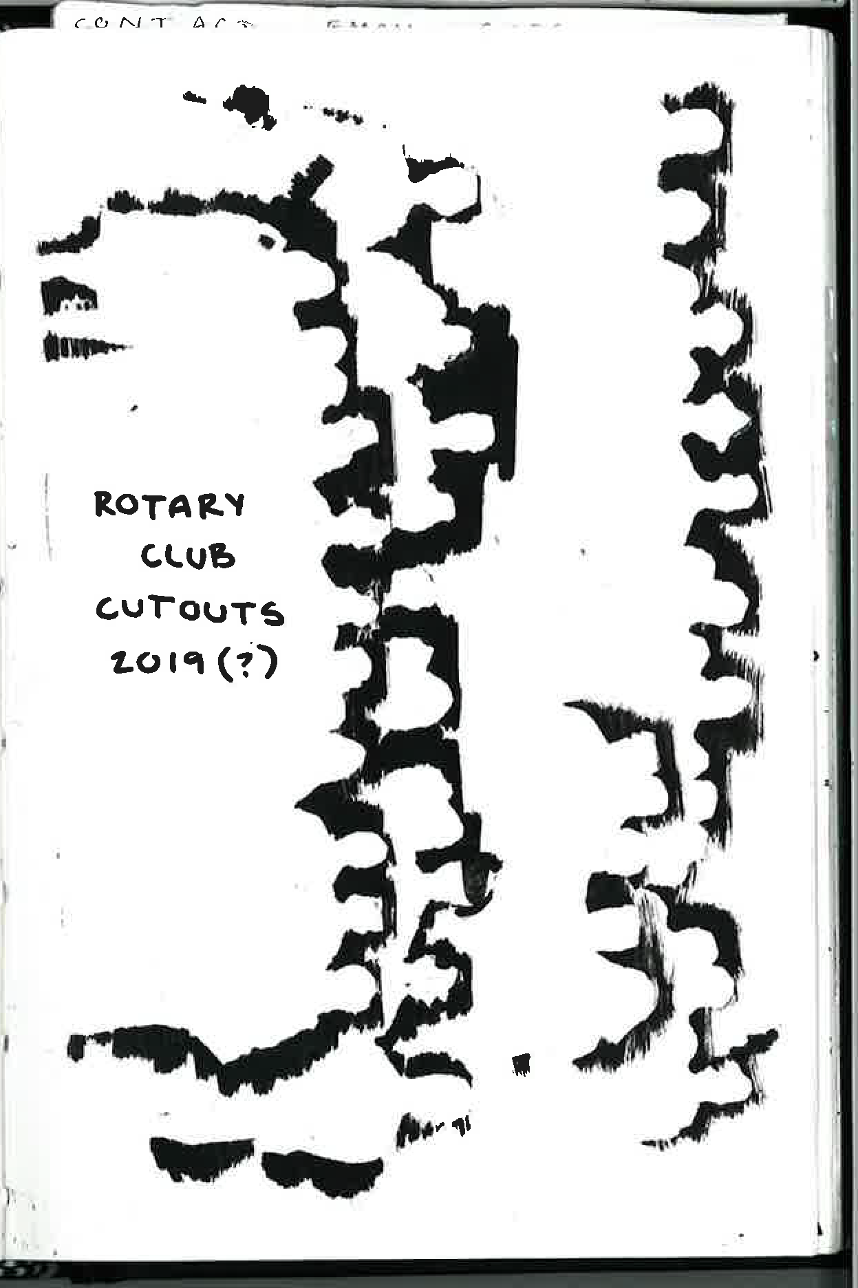 outlines of rotary people